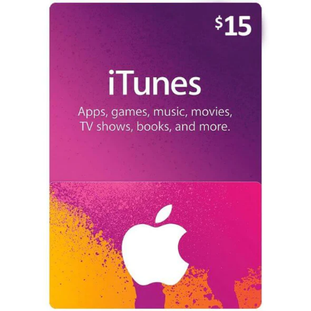 תמונה של iTunes Gift Card USA - 15 USD